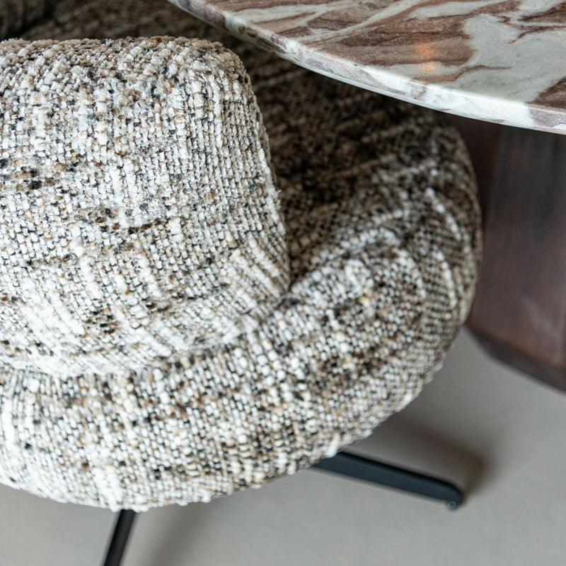 Richmond Interiors – Alexis Brown Omara döner yemek sandalyesi