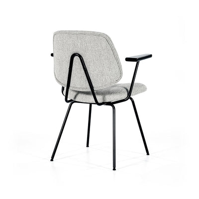 Eleonora Stuhl Lynn mit Armlehne Grau-www.Stil-Ambiente.de-95571