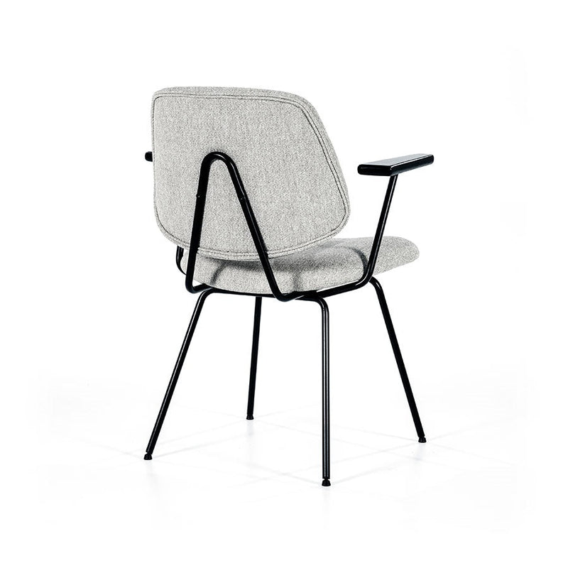 Eleonora Stuhl Lynn mit Armlehne Grau-www.Stil-Ambiente.de-95571