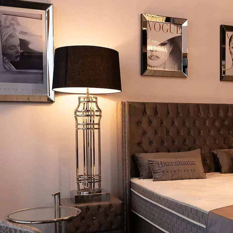 Tischlampe 30x30x102cm incl. Lampenschirm-9501436532956-www.Stil-Ambiente.de-104945