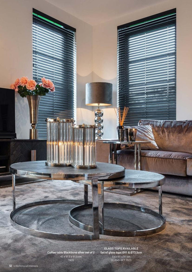 РИЧМОНД Внутренний обеденный стол Blackbone Brass 220 (черный деревенский)