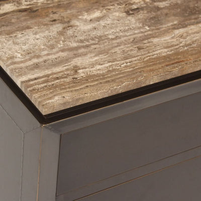 Richmond Interiors – Nachttisch Russo Brown mit 3 Schubladen-8721009424353-www.Stil-Ambiente.de-6930