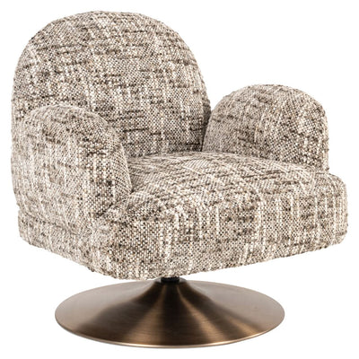 Richmond Interiors – Sessel Kagney brown omara swivel-8721009416389-www.Stil-Ambiente.de-S4794 BROWN OMARA