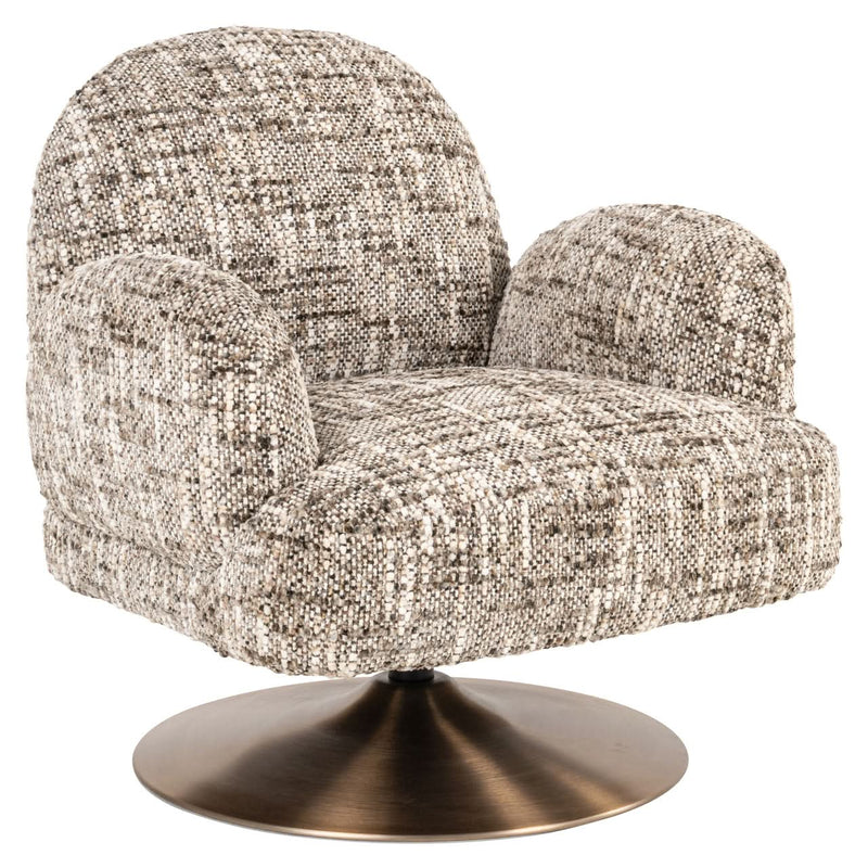Richmond Interiors – Sessel Kagney brown omara swivel-8721009416389-www.Stil-Ambiente.de-S4794 BROWN OMARA
