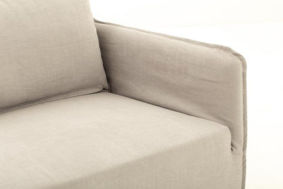 Φλαμής καναπές Sandrine, 180cm, 2 μαξιλάρια