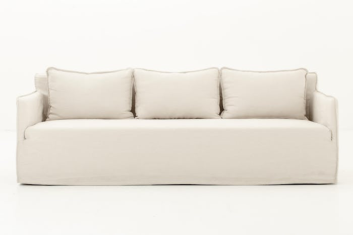 Фламантный диван Сандрин, 210 см, 3 подушки