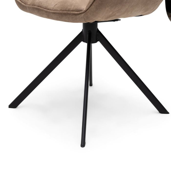 Riviera Maison Dining Chair Carnaby, Camel, Turn Jame