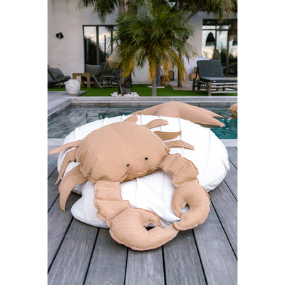 MXHOME Kissen Krabbe „Bast-Effekt“ oder Rot - Outdoor-www.Stil-Ambiente.de-Coussin crabe Raphia RS4