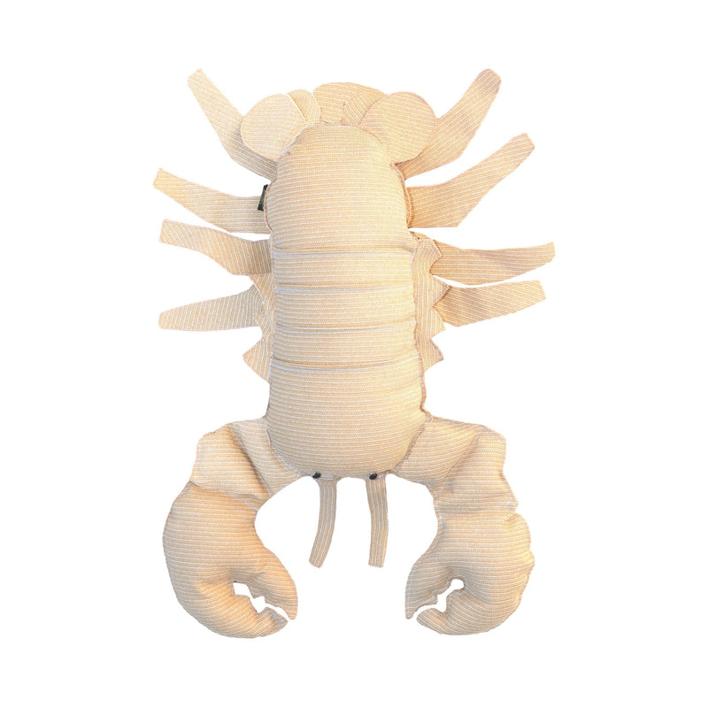 MXHOME Hummerkissen „Bast-Effekt oder Orange - Outdoor-www.Stil-Ambiente.de-Coussin homard Raphia RS1