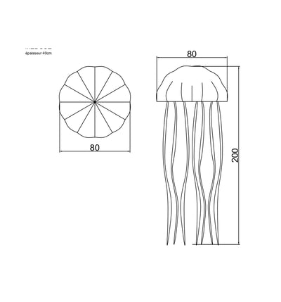 MXHOME Schwimmender XL-Sitzsack - Violette Qualle - Outdoor-www.Stil-Ambiente.de-1