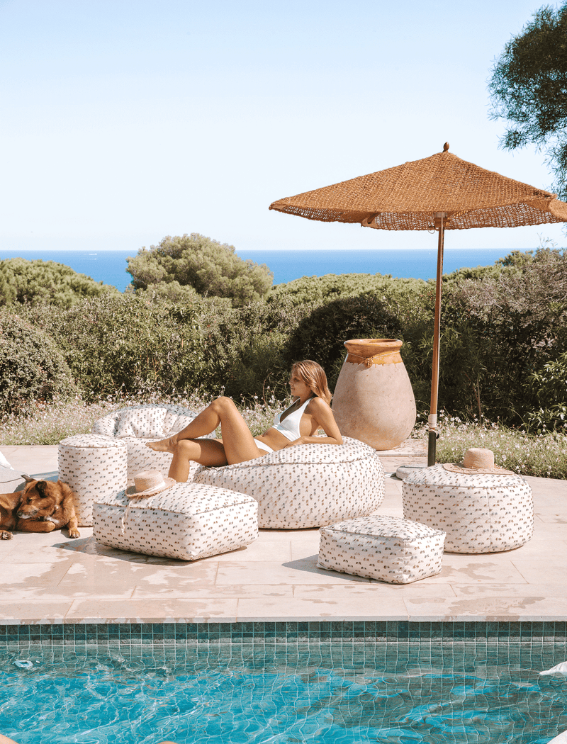 MXHOME Runder Sitzsack - „funky“ Stoff - Outdoor-www.Stil-Ambiente.de-Tabouret Funky TF