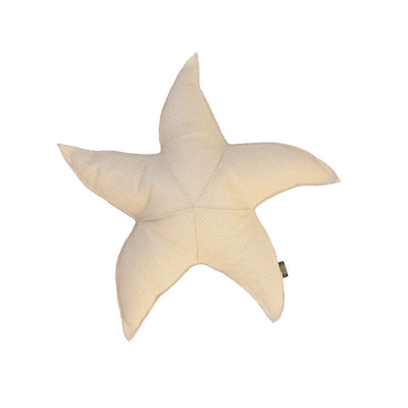 MXHOME Sternkissen mit Bast-Effekt oder Weiß- Outdoor-www.Stil-Ambiente.de-Coussin étoile de mer Raphia RS2