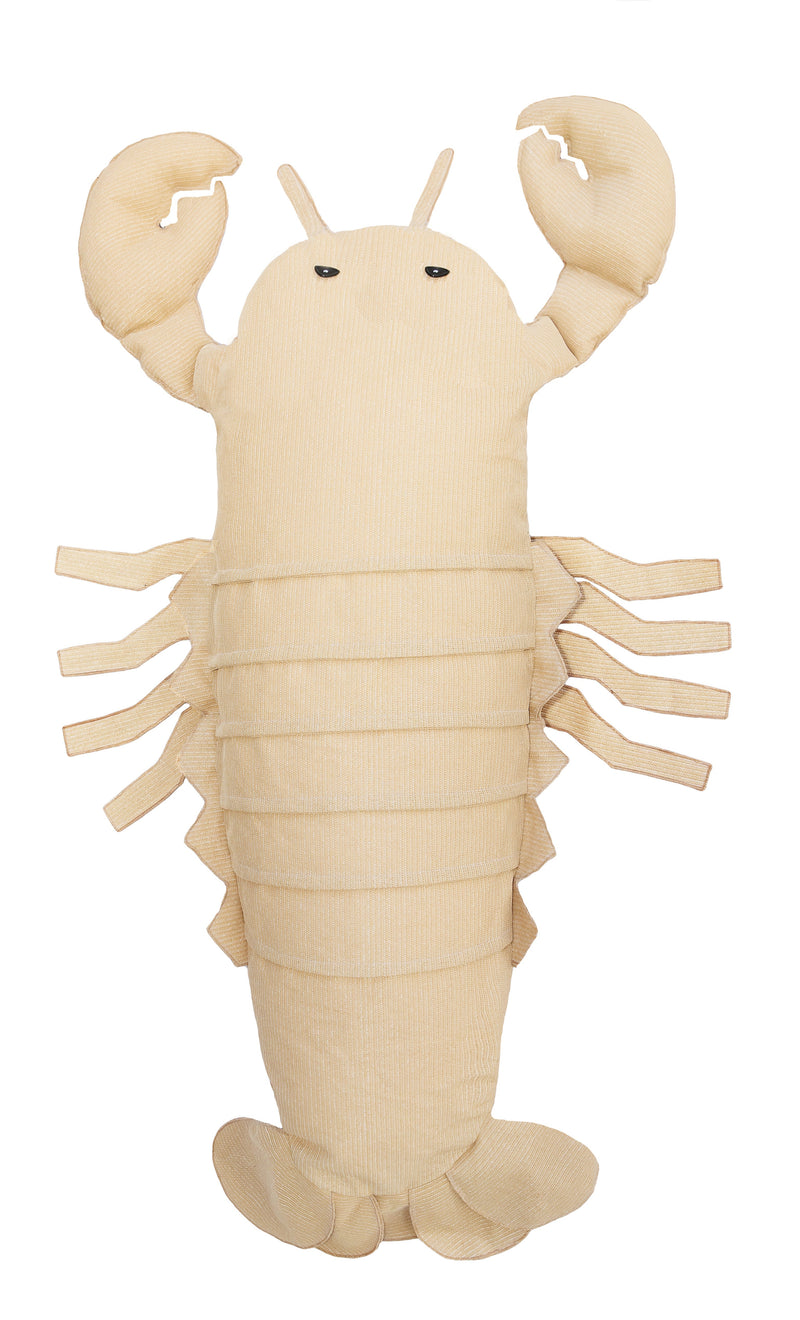 MXHOME Schwimmender XL-Sitzsack - Hummer mit Bast-Effekt oder Orange - Outdoor-www.Stil-Ambiente.de-Pouf XL homard Raphia R1