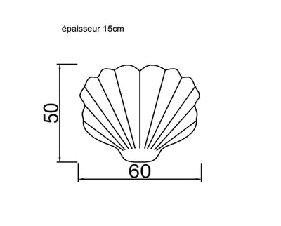 MXHOME Muschelkissen aus Velours - Mehrere Farben-www.Stil-Ambiente.de-s-velvet-seashell-mustard