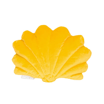 MXHOME Muschelkissen aus Velours - Mehrere Farben-www.Stil-Ambiente.de-s-velvet-seashell-mustard
