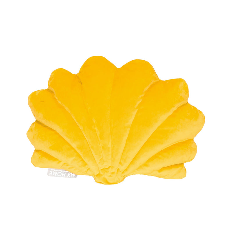 MXHOME Muschelkissen aus Velours - Mehrere Farben-www.Stil-Ambiente.de-s-velvet-seashell-mustard
