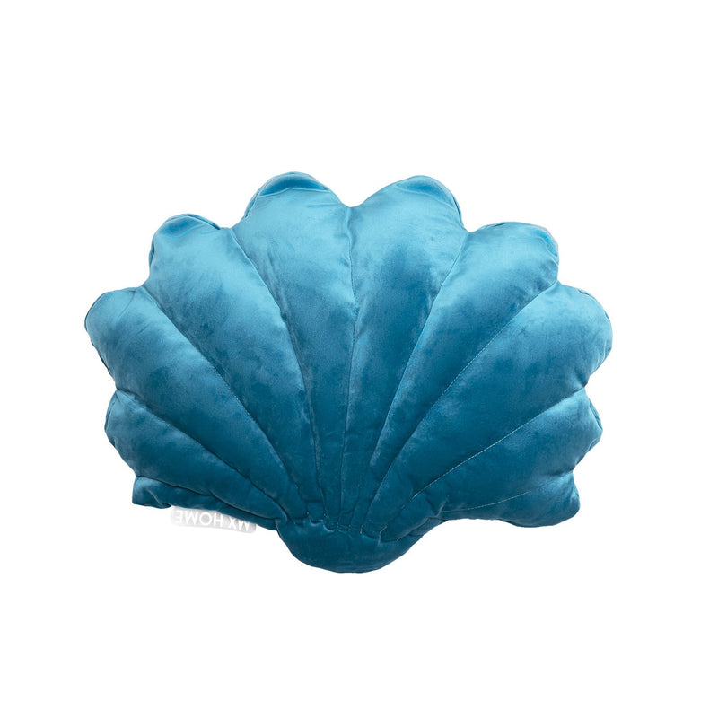 MXHOME Muschelkissen aus Velours - Mehrere Farben-www.Stil-Ambiente.de-s-velvet-seashell-cyan