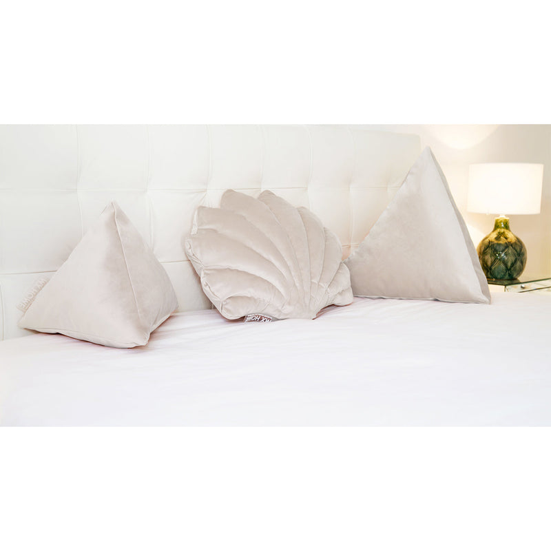 MXHOME Muschelkissen aus Velours - Mehrere Farben-www.Stil-Ambiente.de-s-velvet-seashell-mustard