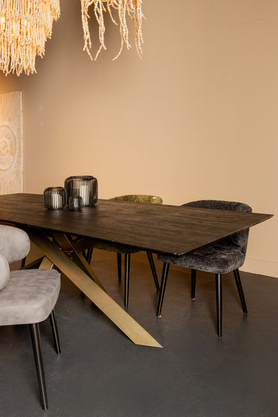 PTMD Alore Brownold yemek masası, dikdörtgen, 240 cm