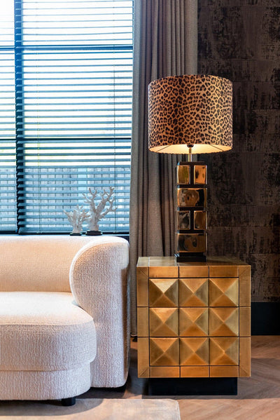 Richmond Interiors Night Casting Collada 3 Tiroirs (or brossé)