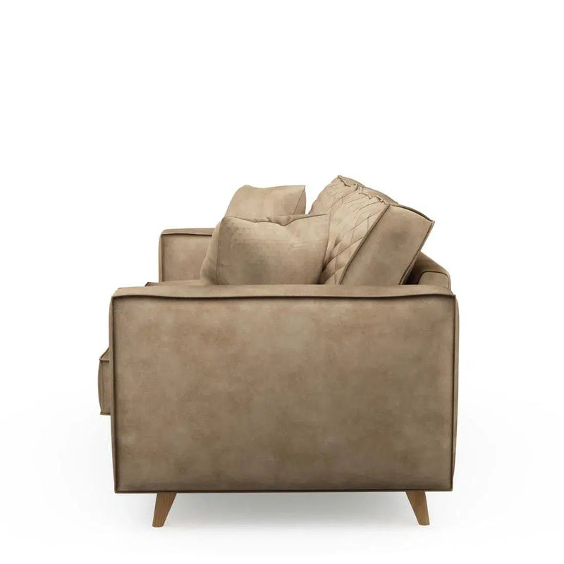 Riviera Maison 3.5-seater sofa Kendall, golden beige