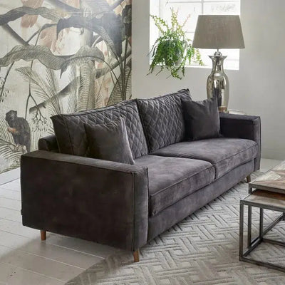 Riviera Maison 3,5-osobowa sofa Kendall, Grimaldi Grey