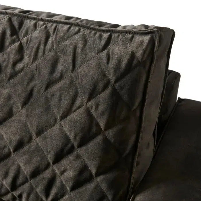 ريفييرا ميزون 3.5 مقاعد أريكة كيندال، غريمالدي رمادي