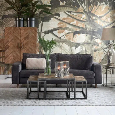 ريفييرا ميزون 3.5 مقاعد أريكة كيندال، غريمالدي رمادي