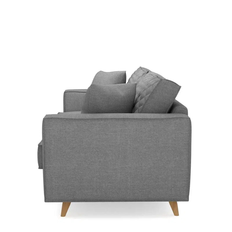 Riviera Maison 3,5-paikkainen sohva Kendall, harmaa