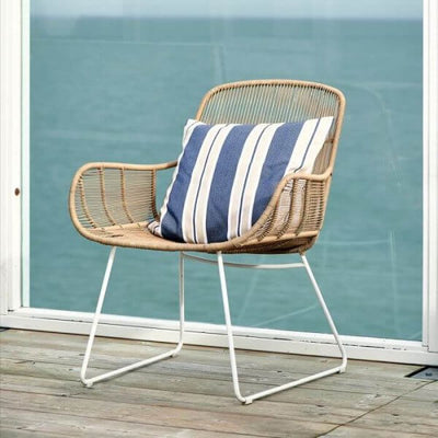 Riviera Maison Lounge Chair "Hartford Outdoor Lounge Chair" Natural/Stone White