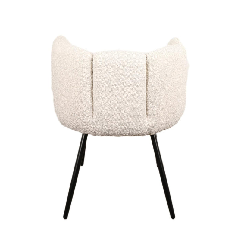 Pole to Pole Esszimmerstuhl High Five Chair White Pearl (Boucle)-Pole to Pole-8719743539631-Stil-Ambiente