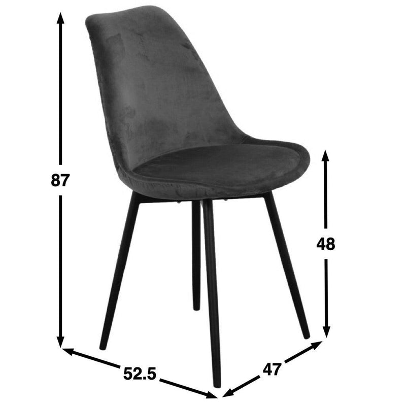 Pole to Pole Esszimmerstuhl Leaf chair black-Pole to Pole-8719743537637-Stil-Ambiente