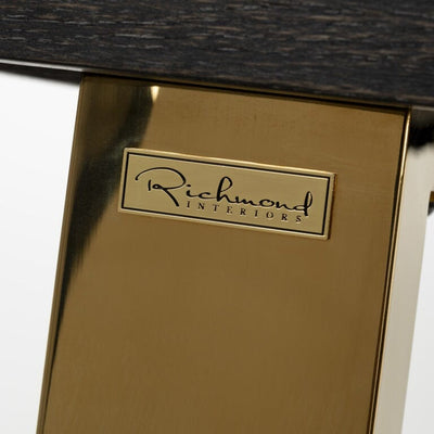 Richmond Interiors Bartisch Stehtisch Blackbone Gold 160 Bar Tisch-Bartisch-Stil-Ambiente