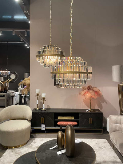 Richmond Interiors Design Desire lampada sospeso (oro spazzolato)