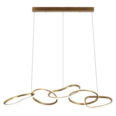 Richmond Interiors Design Hanging Lamp Flyn (βουρτσισμένο χρυσό)
