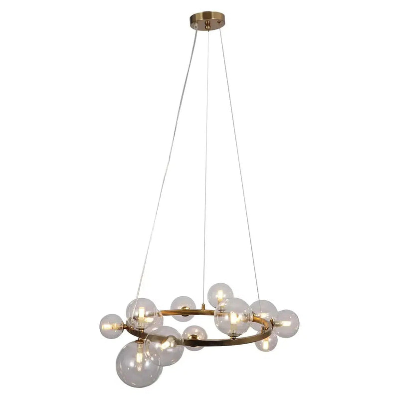 Richmond Interiors Design Hanging Lamp Yosie Borsted Gold (Borsted Gold)