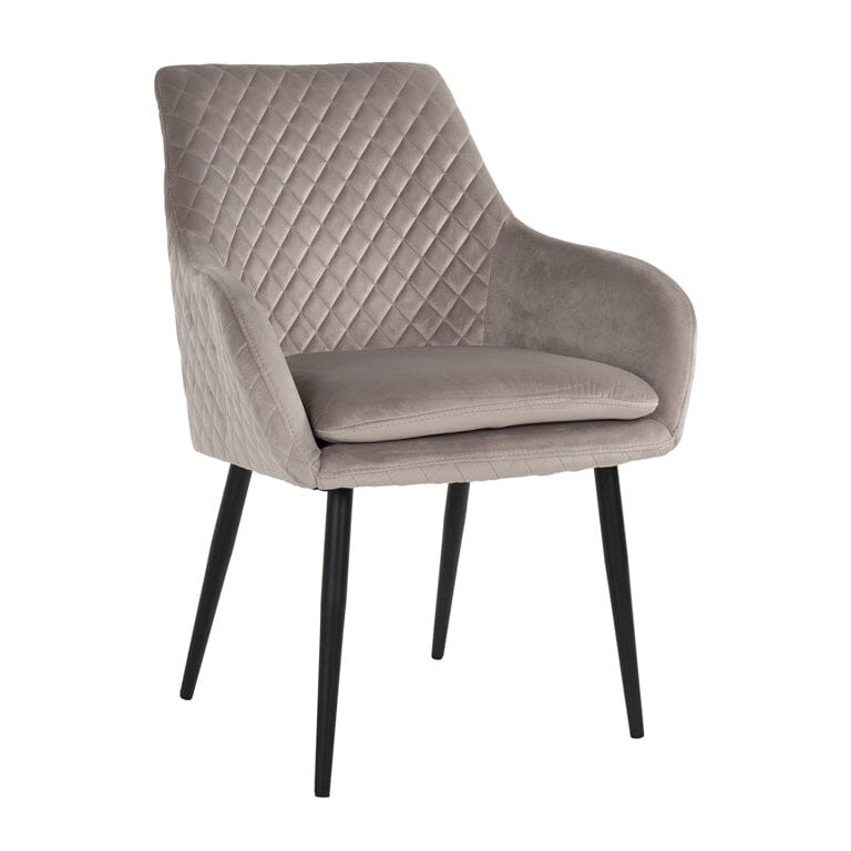 Richmond Interiors Dining Chair Esszimmerstuhl Samt Luxus-Esszimmerstuhl-Stil-Ambiente-