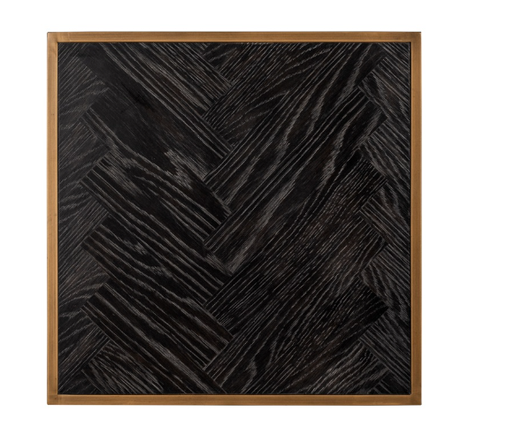 طاولة زاوية من ريتشموند إنتيريورز، نحاس أسود، 50 × 50