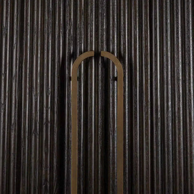 Richmond Interiors Regal Hängeschrank Schrank Luxor 1-türig (Braun)