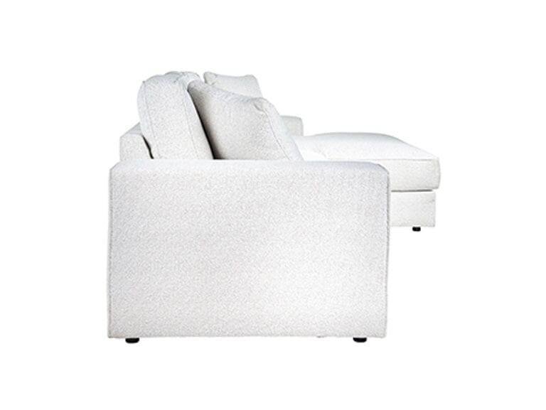 Richmond Interiors Sofa Couch Santos 2,5 Sitzer + Lounge rechts 170cm Tiefe x 312cm Breite-Stil-Ambiente-
