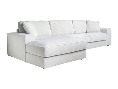 Richmond Interiors Sofa Couch Santos 2,5 Sitzer + Lounge rechts-Sofas-Stil-Ambiente-