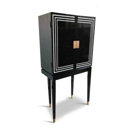 Authentic Models Art Decor LIQUOR Cabinet Likörschrank-Authentic Models-Stil-Ambiente