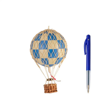 Authentic Models Balloon Floating the Skies, Blau Check, Heißluftballon S-AP160CB-Authentic Models-781934584353-Stil-Ambiente
