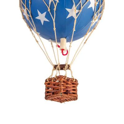 Authentic Models Balloon Floating the Skies, Blau mit Sternen, Heißluftballon S-AP160BS-Authentic Models-781934584377-Stil-Ambiente