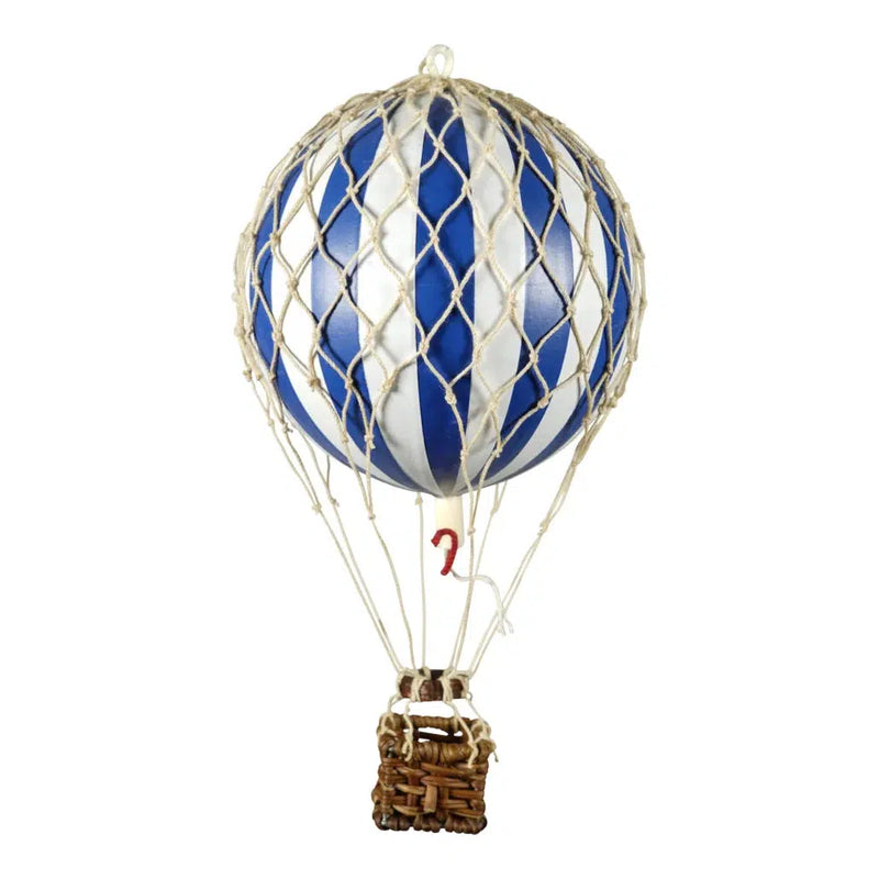 Authentic Models Balloon Floating the Skies, Blau Weiß, Heißluftballon S-AP160BW-Authentic Models-781934586708-Stil-Ambiente