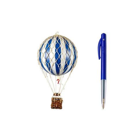 Authentic Models Balloon Floating the Skies, Blau Weiß, Heißluftballon S-AP160BW-Authentic Models-781934586708-Stil-Ambiente