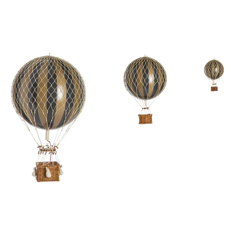 Authentic Models Balloon Floating the Skies, Gold Schwarz, Heißluftballon S-AP160GK-Authentic Models-Stil-Ambiente
