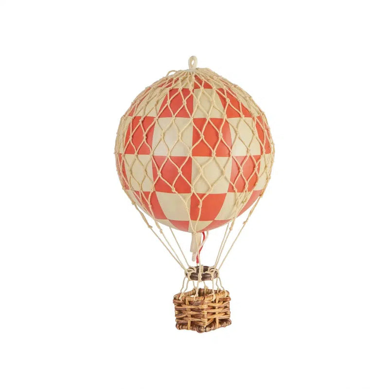 Authentic Models Balloon Floating the Skies, Rot Check, Heißluftballon S-AP160CR-Authentic Models-781934584360-Stil-Ambiente