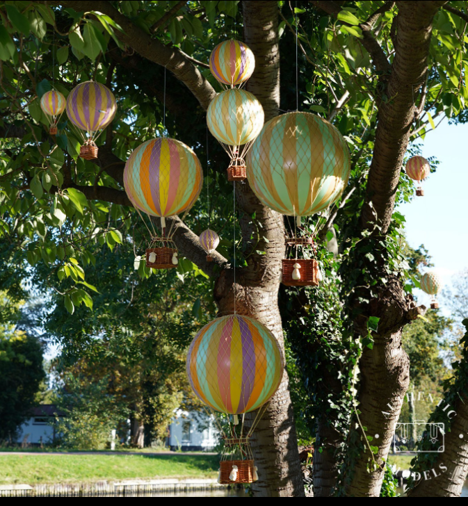 Authentic Models Balloon JULES VERNE, Grün Heißluftballon XL-AP168G-Authentic Models-Stil-Ambiente