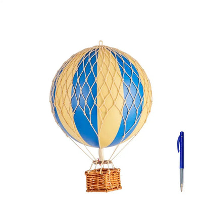 Authentic Models Balloon TRAVELS LIGHT, Blau Doppel Heißluftballon M-Ap161DB-Authentic Models-781934584278-Stil-Ambiente